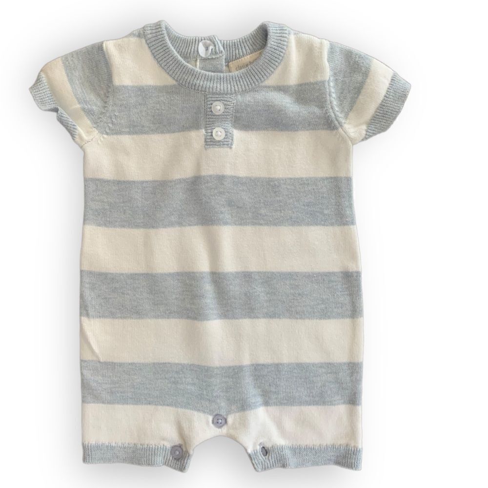 Clasix Beginnings Organic Striped Onsie, Baby